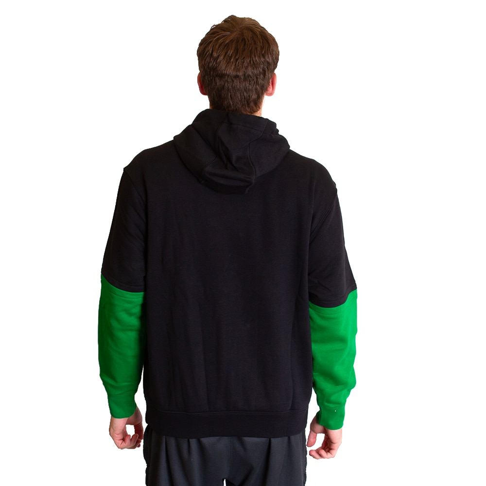 Classic Oregon O, Nike, Black, Hoodie, Cotton Blend, Men, Football, Club, Fleece, Sideline, Pullover, Sweatshirt, 797563